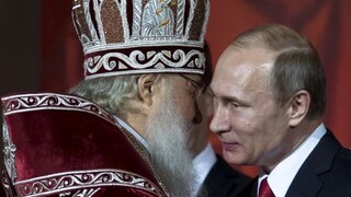 Patriarch Kirill Vladimir Putin (SITA/AP)